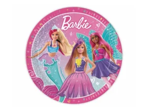 Talerzyki papierowe Barbie Fantasy Next Generation Mattel 23 cm