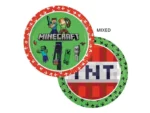 Talerzyki papierowe Minecraft 23 cm