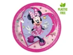 Talerzyki papierowe Minnie 20 cm