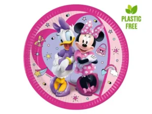 Talerzyki papierowe Minnie Junior 23 cm
