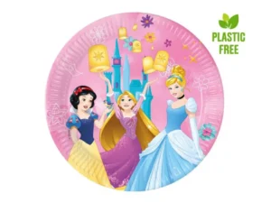 Talerzyki papierowe Princess Live Your Story 23 cm