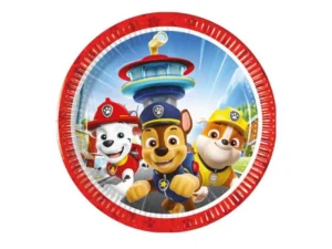 Talerzyki papierowe Psi Patrol Rescue Heroes 20 cm