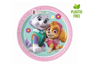 Talerzyki papierowe Psi Patrol Skye i Everest 20 cm