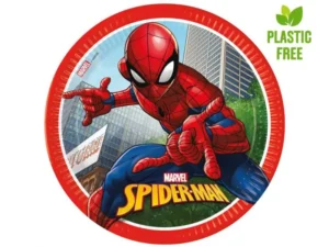 Talerzyki papierowe Spiderman Crime Fighter 23 cm