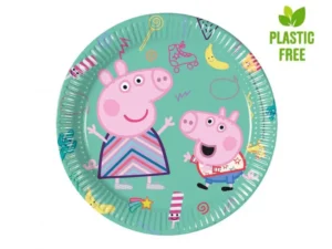 Talerzyki papierowe Świnka Peppa 20 cm