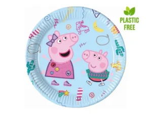 Talerzyki papierowe Świnka Peppa 23 cm