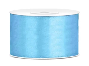 Tasiemka satynowa błękit 38mm/25m