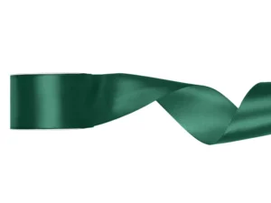 Tasiemka satynowa butelkowa zieleń 50mm/25m