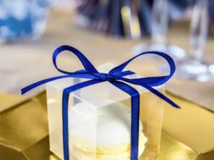 Tasiemka satynowa granat 6mm/25m 1