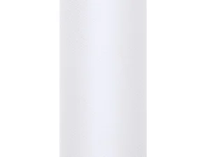 Tiul gładki biały 0.5 x 9 m
