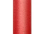 Tiul gładki czerwony 0.3 x 9m