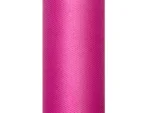 Tiul gładki fuksja 0.15 x 9 m