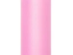 Tiul gładki jasny różowy 0.3 x 9 m