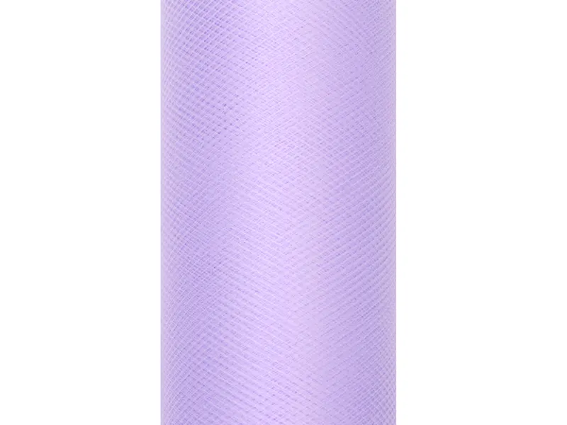 Tiul gładki liliowy 0.15 x 9 m