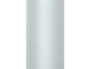 Tiul gładki szary 0.15 x 9 m
