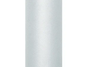 Tiul gładki szary 0.50 x 9 m
