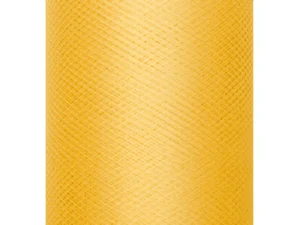 Tiul gładki sztywny żółty 0.3 x 50 m