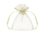 Woreczki z organzy kremowy 10 cm