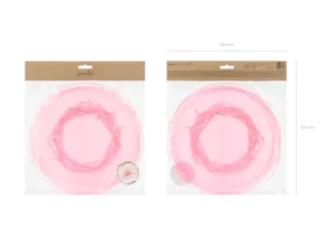 Woreczki z organzy różowy 25 cm