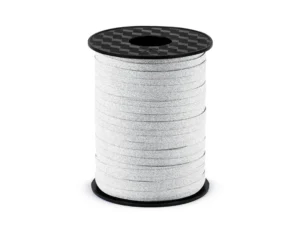 Wstążka plastikowa srebrna 5mm/225m