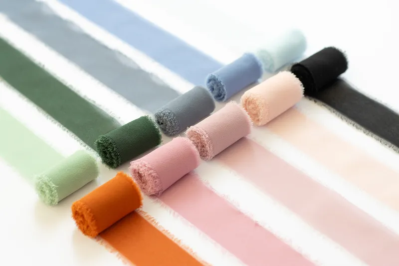 Wstążka szyfonowa miedziany 40mm/10m 3