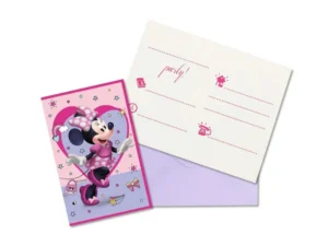 Zaproszenia urodzinowe Myszka Minnie