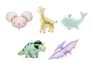 Zestaw balonów foliowych Zwierzaki