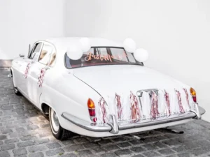 Zestaw dekoracji samochodowych Just Married