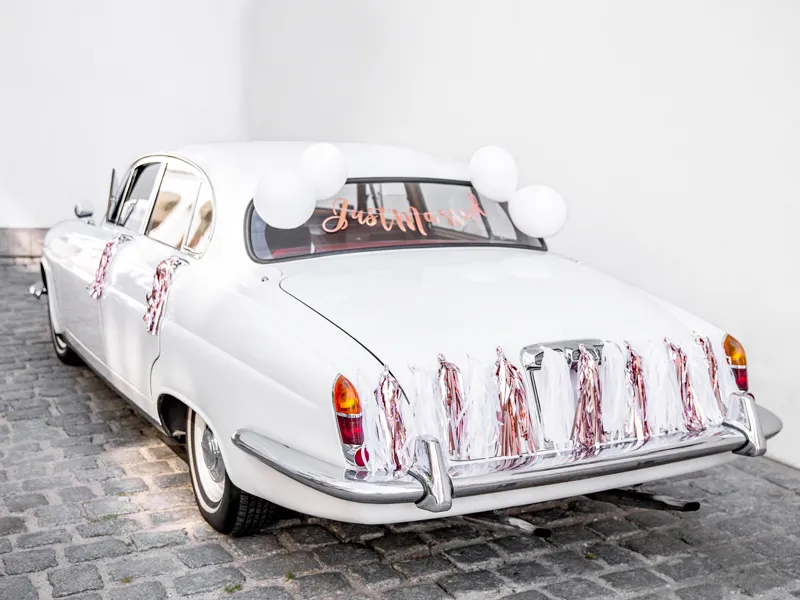 Zestaw dekoracji samochodowych Just Married