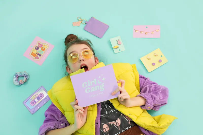 Zestaw prezentowy Girl Gang Goodie Box, mix 19x15x4cm