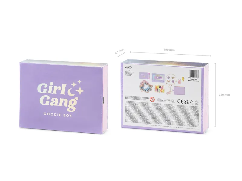 Zestaw prezentowy - Girl Gang Goodie Box mix 19x15x4cm
