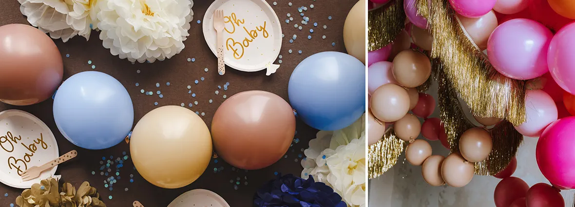 balony z łącznikiem