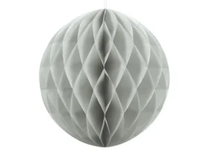 kula bibułowa jasny szary