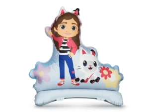 Stojący balon foliowy Koci Domek Gabi 92x90.5 cm