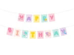 Baner Happy Birthday Koci Domek Gabi 180 x 15 cm
