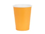 Kubeczki papierowe jasny pomarańczowy 250 ml