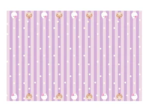 Obrus papierowy Koci Domek Gabi mix 180 x 120 cm