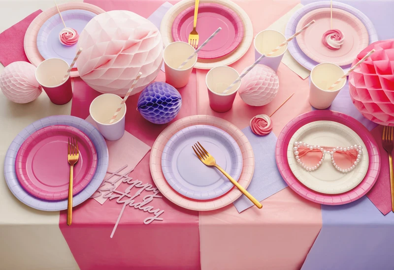 Obrus, 137x183 cm, ciemny różowy 3