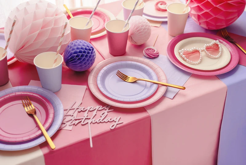 Obrus, 137x183 cm, ciemny różowy 4