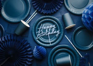 Obrus, 137x183 cm, granatowy 2