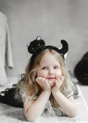 Opaska Kot, 23.5x18cm, czarny 2