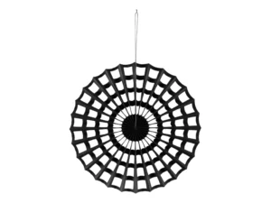 Rozeta dekoracyjna Pajęczyna czarna 50 cm