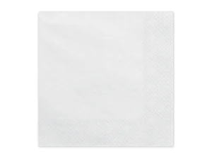 Serwetki papierowe białe 33x33 cm