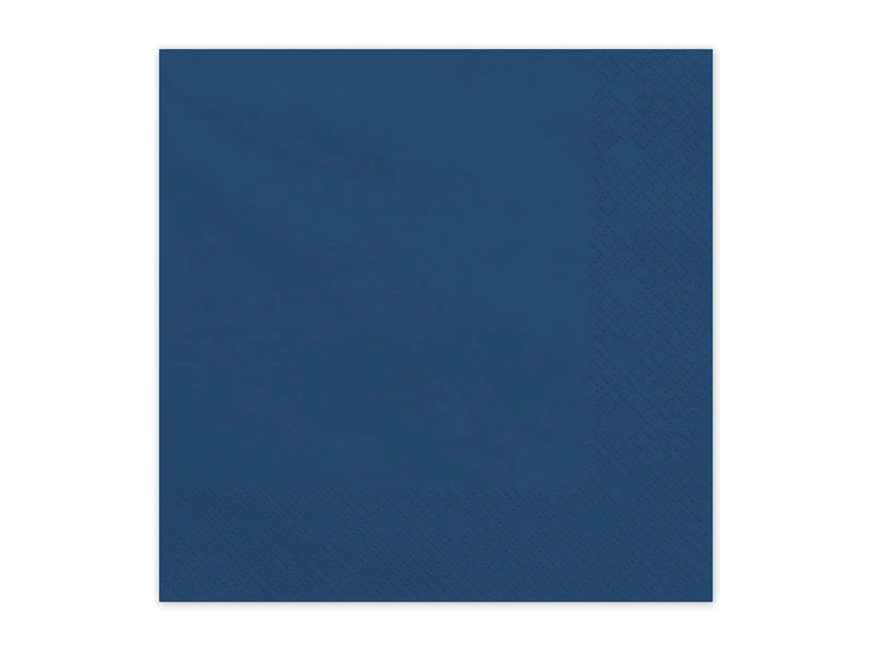 Serwetki papierowe granatowe 33x33 cm