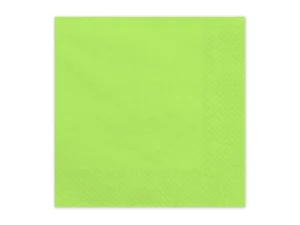 Serwetki papierowe jasny zielony 33x33 cm