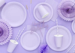 Serwetki papierowe, lawenda, 33x33cm (1 op. 20 szt.) 3