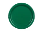 Talerzyki papierowe ciemny zielony 23 cm