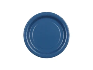 Talerzyki papierowe granatowe 18 cm