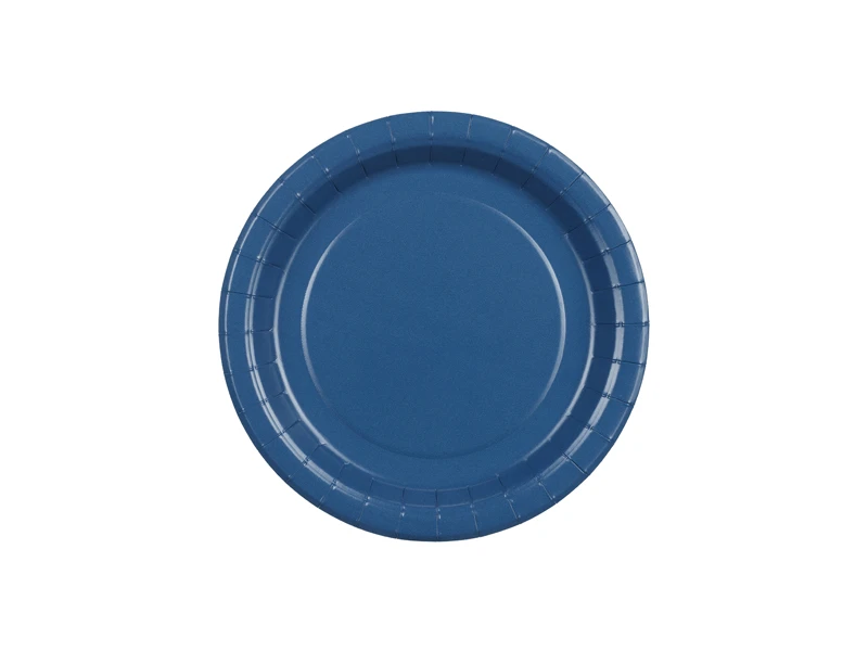 Talerzyki papierowe granatowe 18 cm