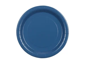 Talerzyki papierowe granatowe 23 cm